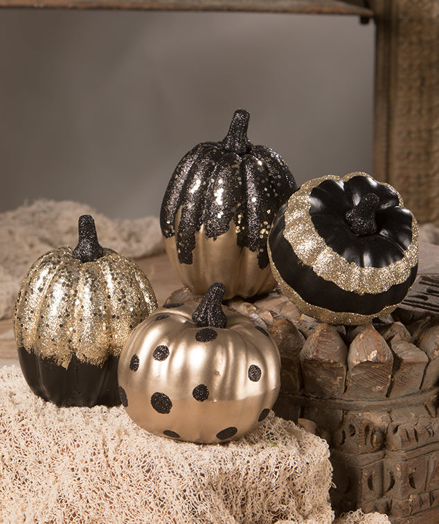 Black and Gold Pumpkins