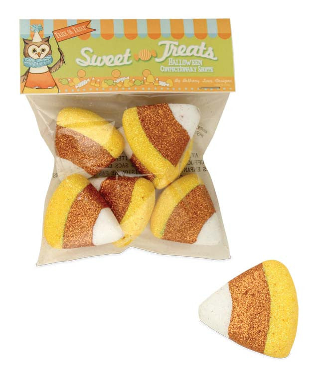 Glittered Candy Corn Decorations