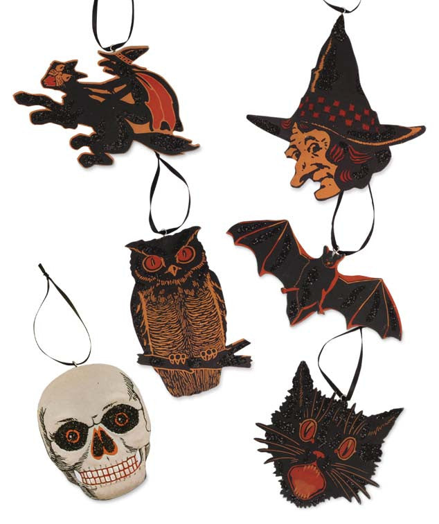 Vintage Halloween Image Ornaments