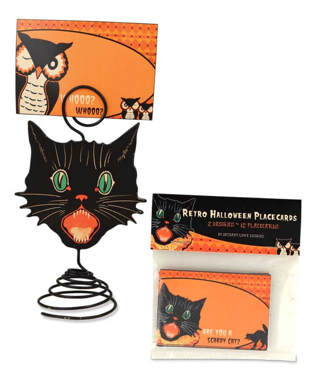 Retro Halloween Placecards