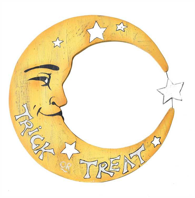 "Trick or Treat Moon Sign - 17"""