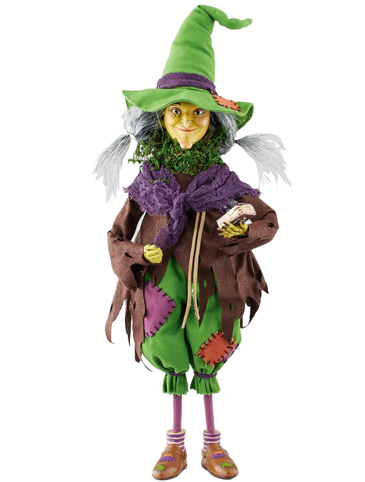 "Agnes the Frog Witch Figurine - 18"""