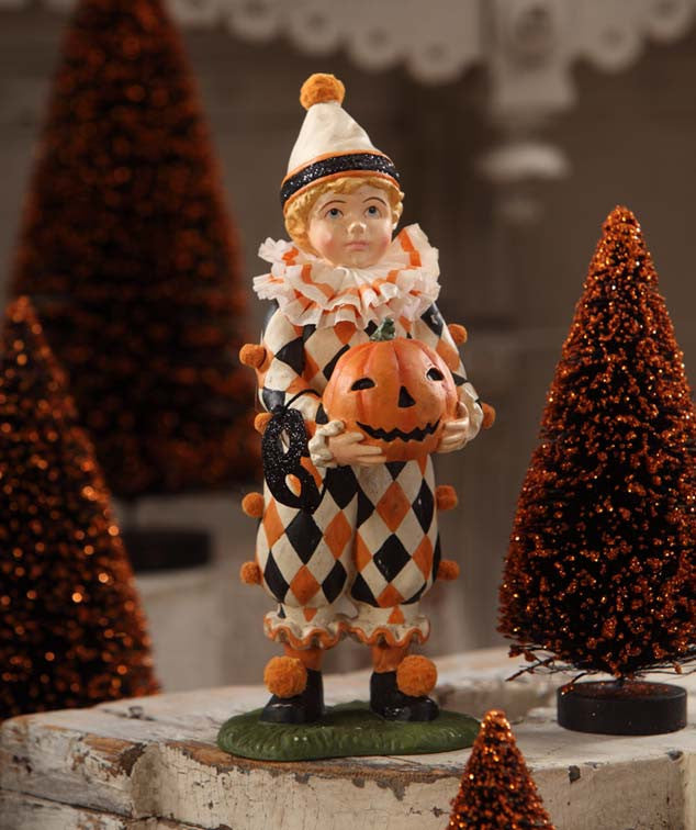 Bethany Lowe Harlequin Child Figurine