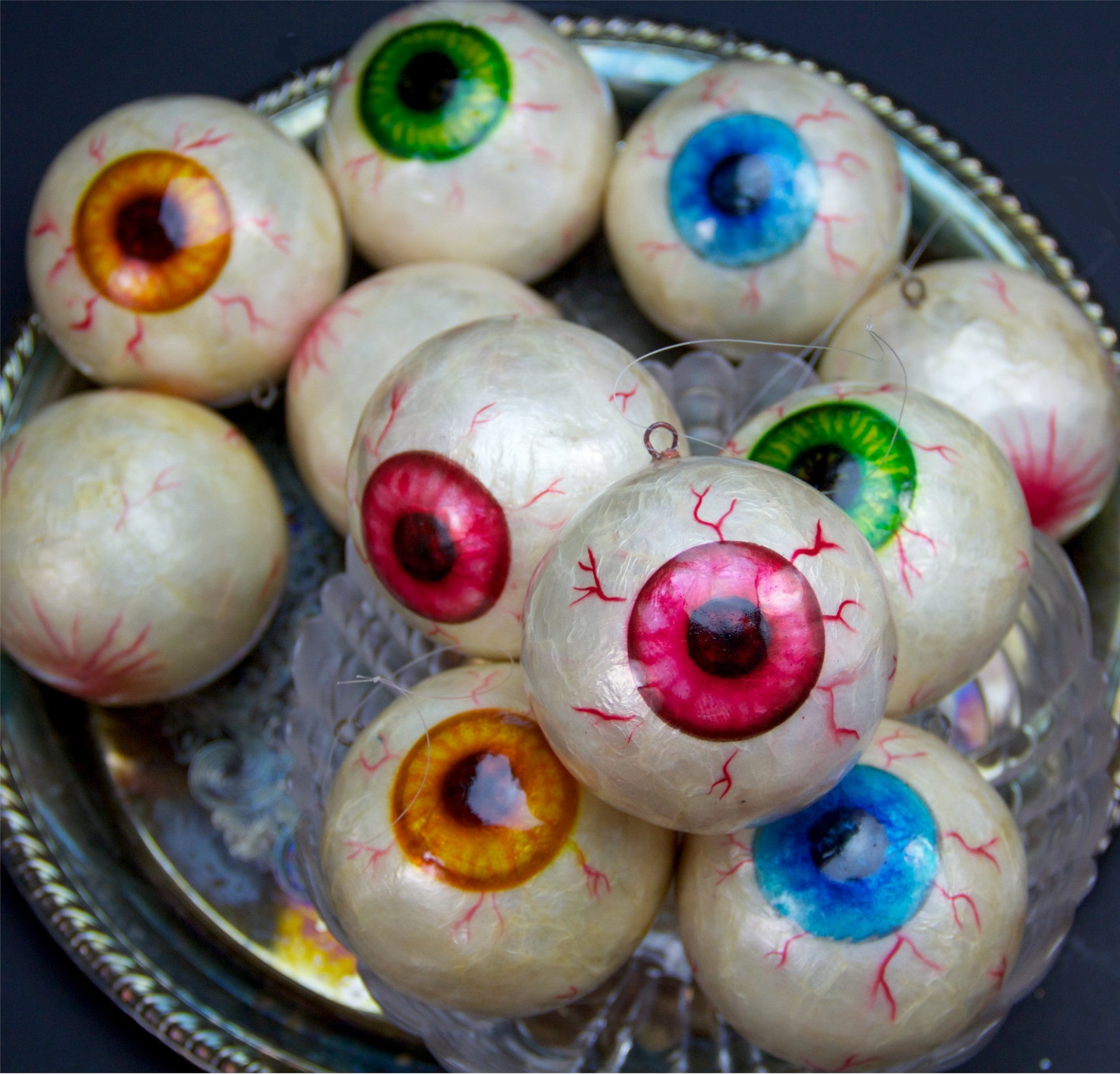 Bloodshot Eyeballs Ornaments or Bowl Fillers