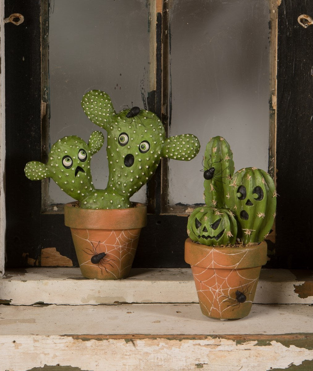 Potted Ghostly Cacti