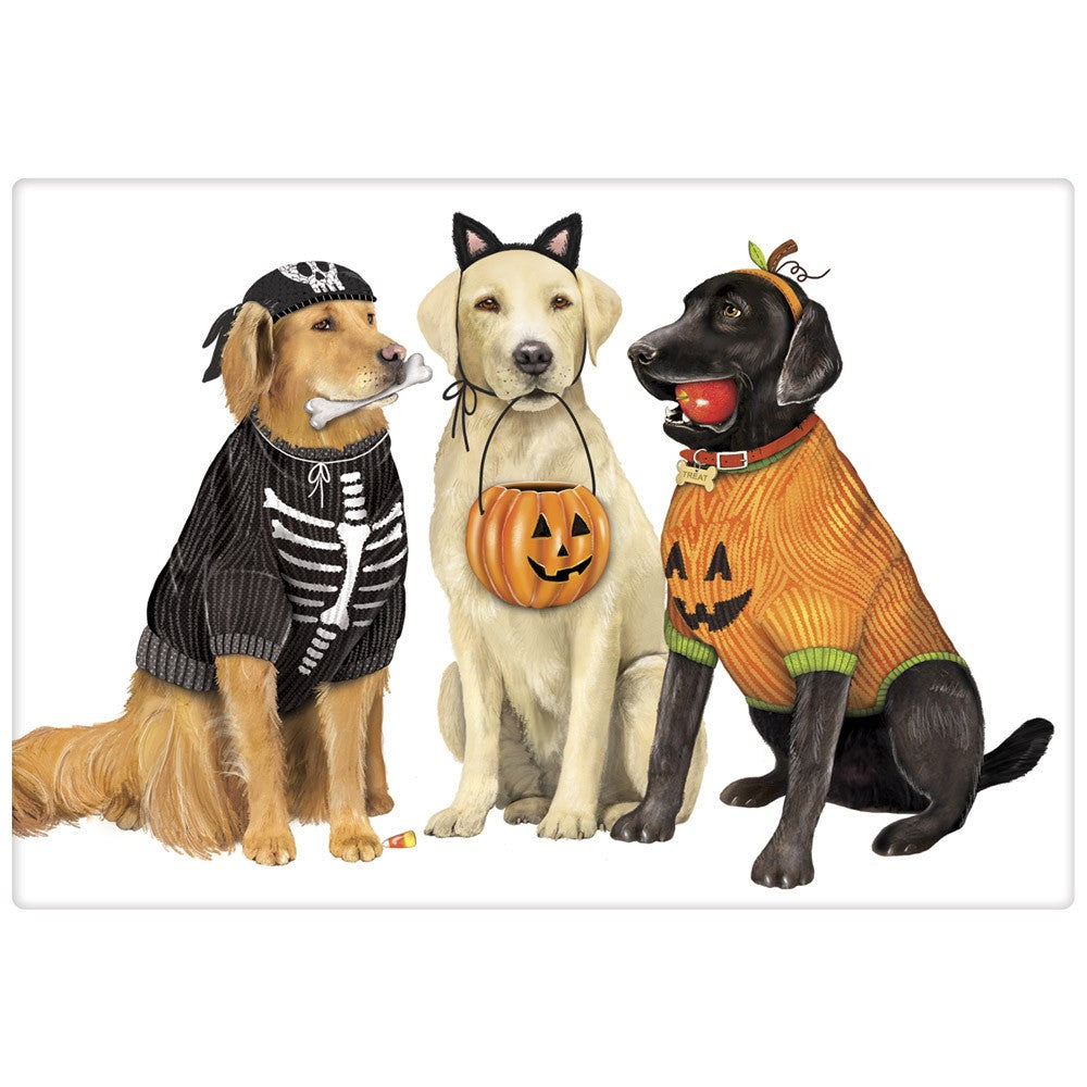 Halloween Dog Friends Towel