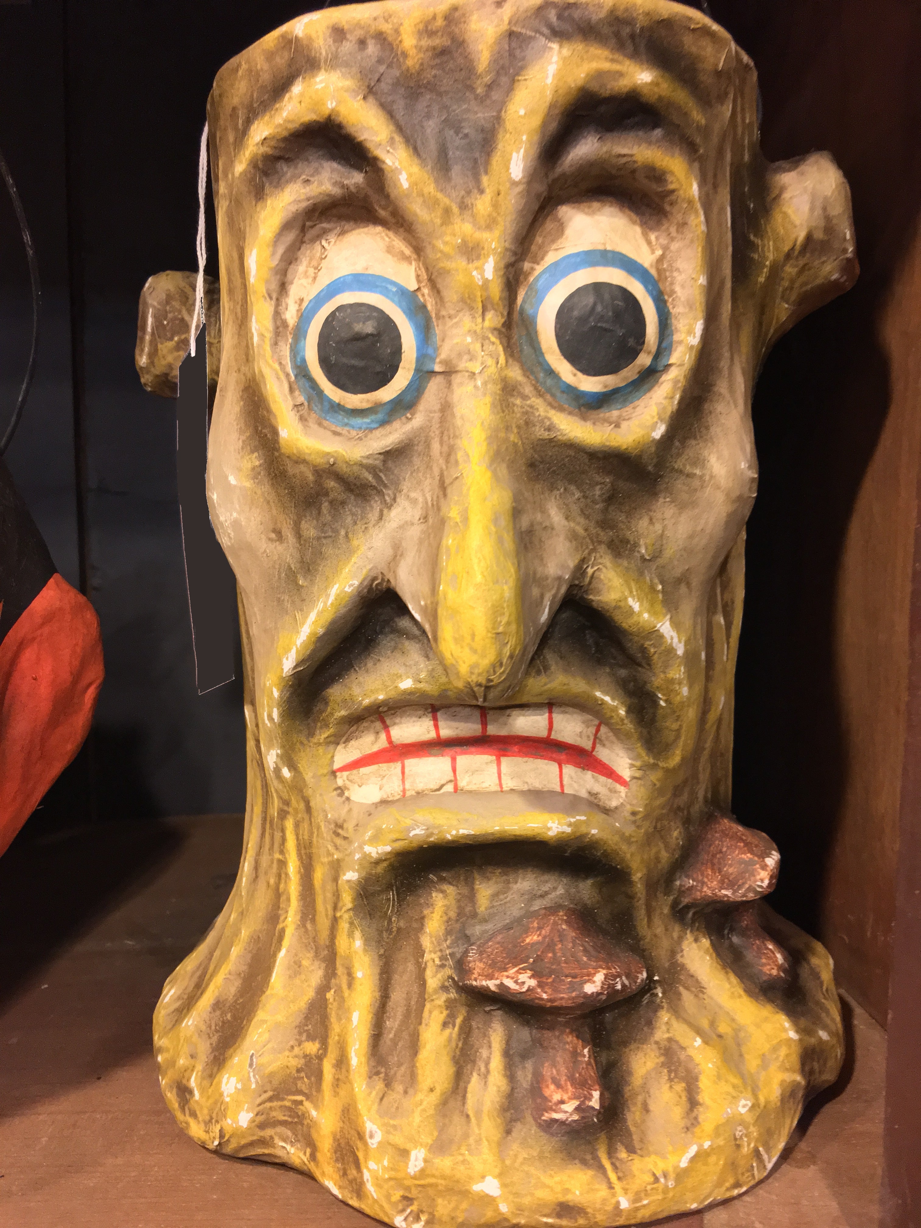 Stumpy Haunted Woods Tree Bucket - Paper Mache