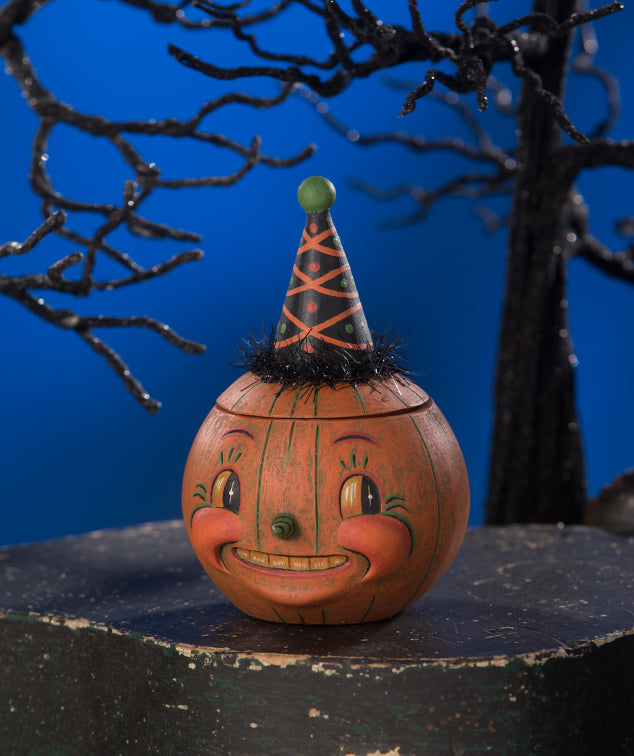 Jackie Orange-O-Ween Pumpkin Jar