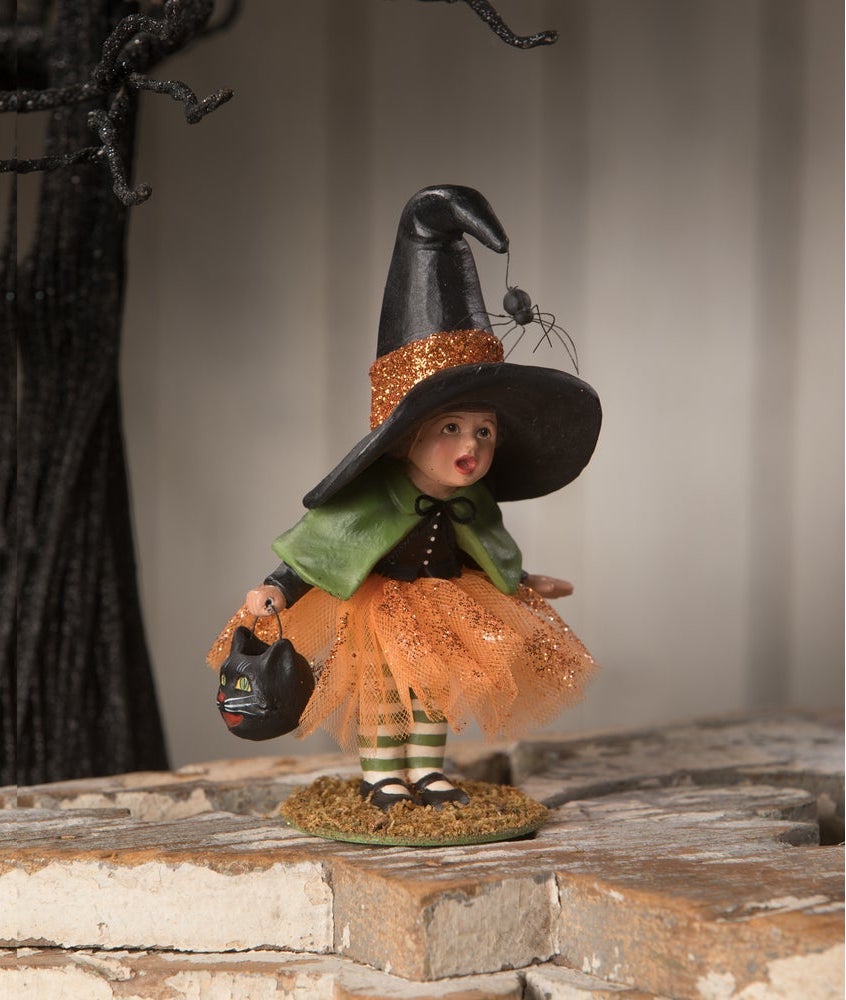Little Malorie Witch with Spider