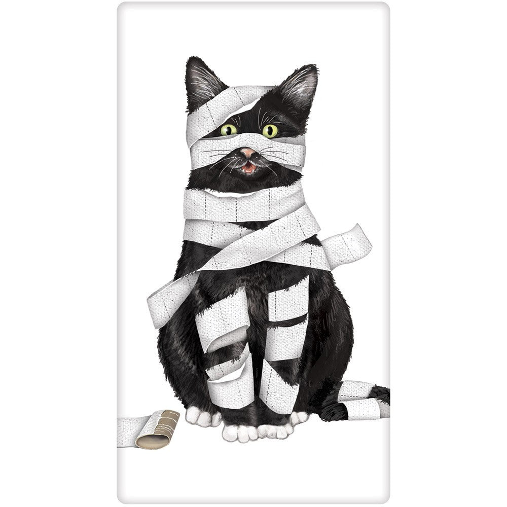 Mummy Cat Kitchen Towel