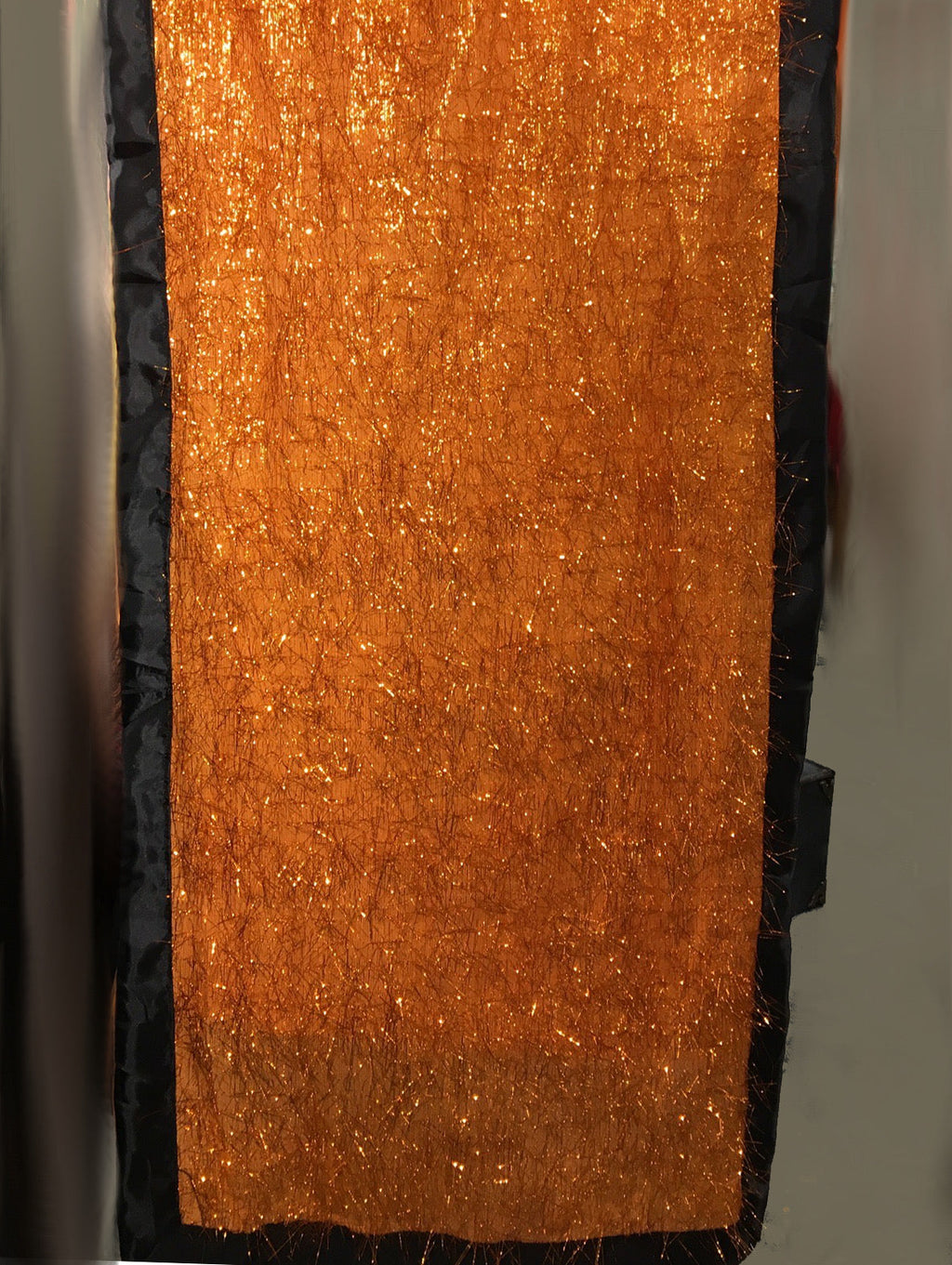 Orange Sparkle Eyelash Table Runner