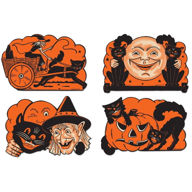 Vintage Paper Halloween Cutouts