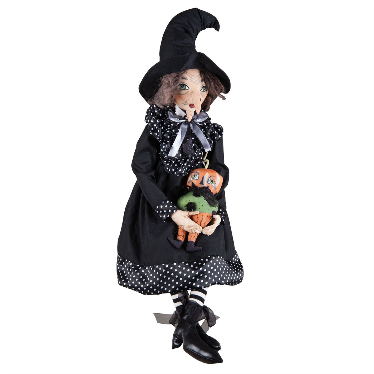 Rosalea Witch with Pumpkin Doll