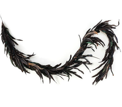 Spooky Feather Garland